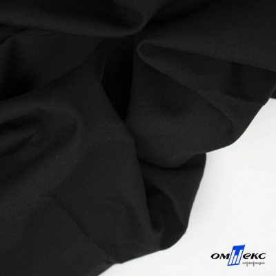 Ткань костюмная "Матте" 80% P, 16% R, 4% S, 170 г/м2, шир.150 см, цв-черный #1 - купить в Новочеркасске. Цена 372.90 руб.