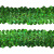 Тесьма с пайетками D4, шир. 30 мм/уп. 25+/-1 м, цвет зелёный - купить в Новочеркасске. Цена: 1 087.39 руб.