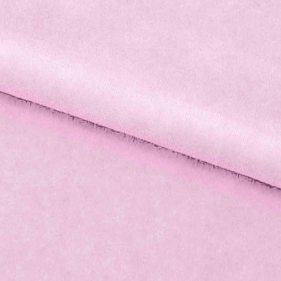 Велюр JS LIGHT 1, 220 гр/м2, шир.150 см, (3,3 м/кг), цвет бл.розовый - купить в Новочеркасске. Цена 1 055.34 руб.