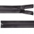 Молния водонепроницаемая PVC Т-7, 60 см, разъемная, цвет (301) т.серый - купить в Новочеркасске. Цена: 49.39 руб.