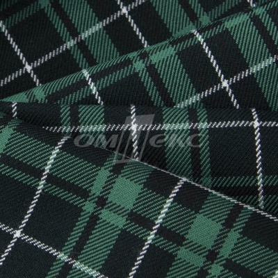 Ткань костюмная Клетка 25577, т.зеленый/зеленый./ч/бел, 230 г/м2, шир.150 см - купить в Новочеркасске. Цена 539.74 руб.