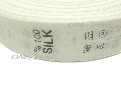 Состав и уход за тк.100% Silk (1000 шт) - купить в Новочеркасске. Цена: 520.46 руб.