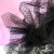 Евро-фатин горох, 100% полиэфир, 15 г/м2, 150 см. 16-167/черный - купить в Новочеркасске. Цена 241.13 руб.