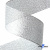 Лента металлизированная "ОмТекс", 50 мм/уп.22,8+/-0,5м, цв.- серебро - купить в Новочеркасске. Цена: 149.71 руб.