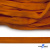 Шнур плетеный (плоский) d-12 мм, (уп.90+/-1м), 100% полиэстер, цв.267 - оранжевый - купить в Новочеркасске. Цена: 8.62 руб.