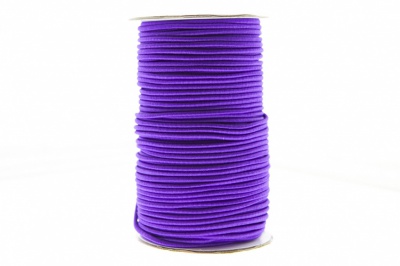 0370-1301-Шнур эластичный 3 мм, (уп.100+/-1м), цв.175- фиолет - купить в Новочеркасске. Цена: 459.62 руб.