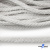 Шнур плетеный d-6 мм круглый, 70% хлопок 30% полиэстер, уп.90+/-1 м, цв.1076-белый - купить в Новочеркасске. Цена: 588 руб.