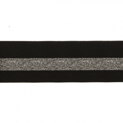 #2/6-Лента эластичная вязаная с рисунком шир.52 мм (45,7+/-0,5 м/бобина) - купить в Новочеркасске. Цена: 69.33 руб.