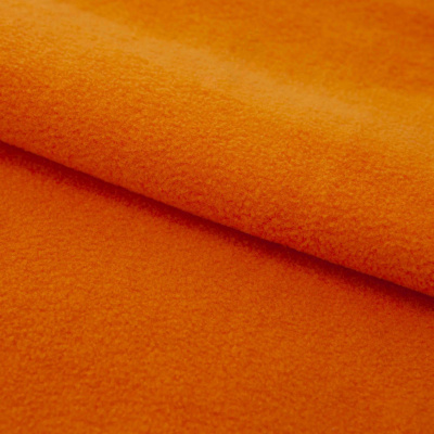 Флис DTY 16-1358, 250 г/м2, шир. 150 см, цвет оранжевый - купить в Новочеркасске. Цена 640.46 руб.