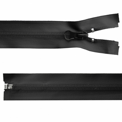 Молния водонепроницаемая PVC Т-7, 100 см, разъемная, цвет чёрный - купить в Новочеркасске. Цена: 61.89 руб.