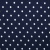Креп стрейч Амузен, 85 г/м2, 19-3920 (т.синий)/белый крупный горох, шир.150 см - купить в Новочеркасске. Цена 220.50 руб.