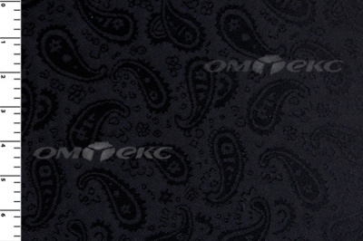 Ткань подкладочная жаккард Р14098, чёрный, 85 г/м2, шир. 150 см, 230T - купить в Новочеркасске. Цена 166.45 руб.