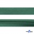 Косая бейка атласная "Омтекс" 15 мм х 132 м, цв. 056 темный зеленый - купить в Новочеркасске. Цена: 225.81 руб.