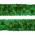 Тесьма с пайетками D4, шир. 20 мм/уп. 25+/-1 м, цвет зелёный - купить в Новочеркасске. Цена: 778.19 руб.