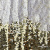 Трикотажное полотно, Сетка с пайетками, шир.130 см, #315, цв.-белый/золото - купить в Новочеркасске. Цена 693.39 руб.
