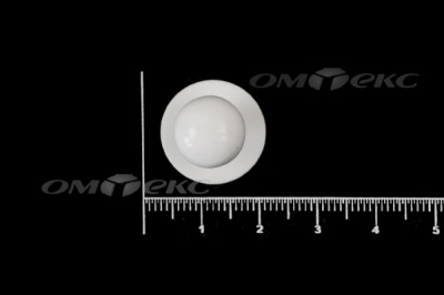 Пуговица поварская "Пукля", 10 мм, цвет белый - купить в Новочеркасске. Цена: 2.28 руб.