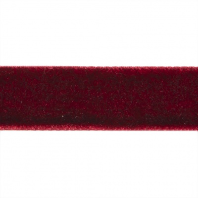 Лента бархатная нейлон, шир.12 мм, (упак. 45,7м), цв.240-бордо - купить в Новочеркасске. Цена: 392 руб.