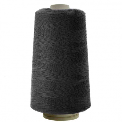 Швейные нитки (армированные) 28S/2, нам. 2 500 м, цвет чёрный - купить в Новочеркасске. Цена: 139.91 руб.