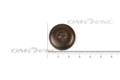 Пуговица деревянная круглая №54 (25мм) - купить в Новочеркасске. Цена: 4.12 руб.