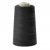 Нитки швейные 100% полиэстер 40/2, (3200 ярд), первый сорт, черные - купить в Новочеркасске. Цена: 86.79 руб.
