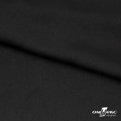 Ткань плательная Габриэль 100% полиэстер,140 (+/-10) гр/м2, шир. 150 см, цв. черный BLACK - купить в Новочеркасске. Цена 248.37 руб.