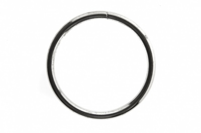 Кольцо металлическое №40 мм, цв.-никель - купить в Новочеркасске. Цена: 4.45 руб.