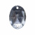 Стразы пришивные акриловые арт.#39/10 - "Кристал", 10х14 мм - купить в Новочеркасске. Цена: 0.69 руб.