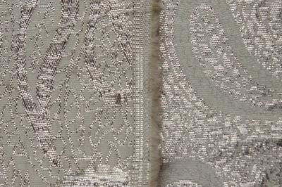 Ткань костюмная жаккард, 135 гр/м2, шир.150см, цвет белый№19 - купить в Новочеркасске. Цена 441.94 руб.
