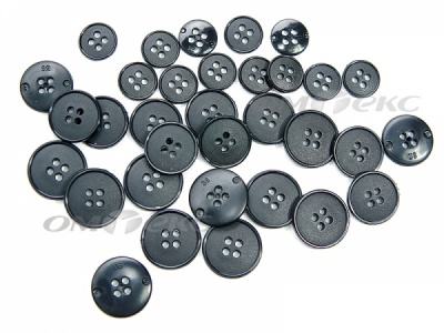 51926/15 мм (4 пр) черные пуговицы (брючные) - купить в Новочеркасске. Цена: 1.50 руб.
