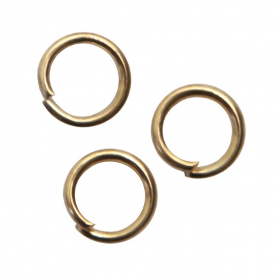 Кольцо  соединительное для бижутерии 5 мм, цв.-золото - купить в Новочеркасске. Цена: 0.44 руб.