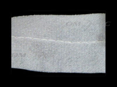 WS7225-прокладочная лента усиленная швом для подгиба 30мм-белая (50м) - купить в Новочеркасске. Цена: 16.71 руб.