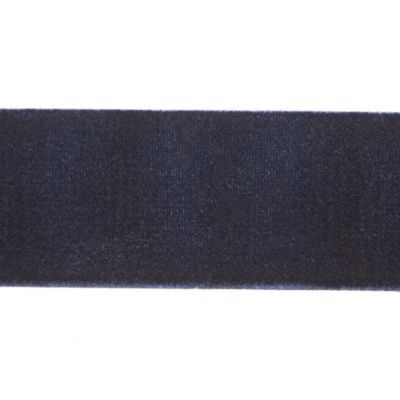 Лента бархатная нейлон, шир.25 мм, (упак. 45,7м), цв.180-т.синий - купить в Новочеркасске. Цена: 800.84 руб.