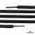 Шнурки #106-09, круглые 130 см, цв.чёрный - купить в Новочеркасске. Цена: 21.92 руб.