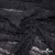 Полотно трикотажное "Рио" с с сеткой  440 г/м2, нейлон/спандекс, ширина 135 см, цвет 2 черный - купить в Новочеркасске. Цена 1 138.50 руб.