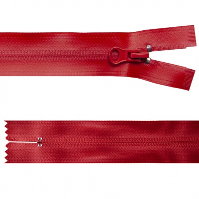 Молния водонепроницаемая PVC Т-7, 20 см, неразъемная, цвет (820)-красный - купить в Новочеркасске. Цена: 21.56 руб.