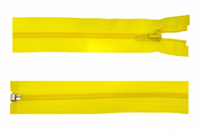 Спиральная молния Т5 131, 90 см, автомат, цвет жёлтый - купить в Новочеркасске. Цена: 14.20 руб.