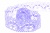 Тесьма кружевная 0621-2063, шир. 40 мм/уп. 20+/-1 м, цвет 107-фиолет - купить в Новочеркасске. Цена: 933.93 руб.