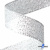 Лента металлизированная "ОмТекс", 25 мм/уп.22,8+/-0,5м, цв.- серебро - купить в Новочеркасске. Цена: 96.64 руб.