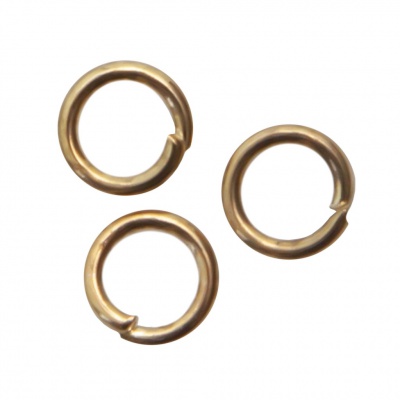 Кольцо  соединительное для бижутерии 4 мм, цв.-золото - купить в Новочеркасске. Цена: 0.41 руб.