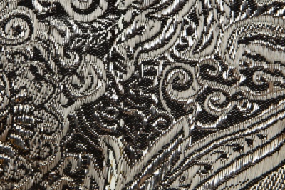 Ткань костюмная жаккард №11, 140 гр/м2, шир.150см, цвет тем.серебро - купить в Новочеркасске. Цена 383.29 руб.
