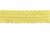 Тесьма кружевная 0621-1212А, шир. 45 мм/уп. 20+/-1 м, цвет 017-жёлтый - купить в Новочеркасске. Цена: 1 033.32 руб.