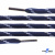 Шнурки #107-19, круглые 130 см, двухцветные цв.тём.синий/белый - купить в Новочеркасске. Цена: 22.14 руб.
