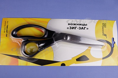 Ножницы ЗИГ-ЗАГ "MAXWELL" 230 мм - купить в Новочеркасске. Цена: 1 041.25 руб.