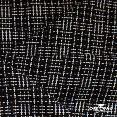 Ткань костюмная "Гарсия" 80% P, 18% R, 2% S, 335 г/м2, шир.150 см, Цвет черный - купить в Новочеркасске. Цена 669.66 руб.