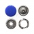 Кнопка рубашечная (закрытая) 9,5мм - эмаль, цв.168 - голубой - купить в Новочеркасске. Цена: 4.77 руб.
