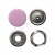 Кнопка рубашечная (закрытая) 9,5мм - эмаль, цв.003 - розовый - купить в Новочеркасске. Цена: 5.74 руб.