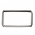 Рамка металлическая прямоугольная, 40 х 15 мм- тём.никель - купить в Новочеркасске. Цена: 4.60 руб.