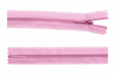 Молния потайная Т3 513, 60 см, капрон, цвет св.розовый - купить в Новочеркасске. Цена: 10.13 руб.