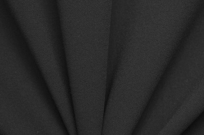Костюмная ткань с вискозой "Бриджит", 210 гр/м2, шир.150см, цвет чёрный - купить в Новочеркасске. Цена 564.96 руб.