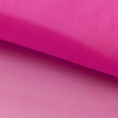Фатин матовый 16-31, 12 гр/м2, шир.300см, цвет барби розовый - купить в Новочеркасске. Цена 101.95 руб.